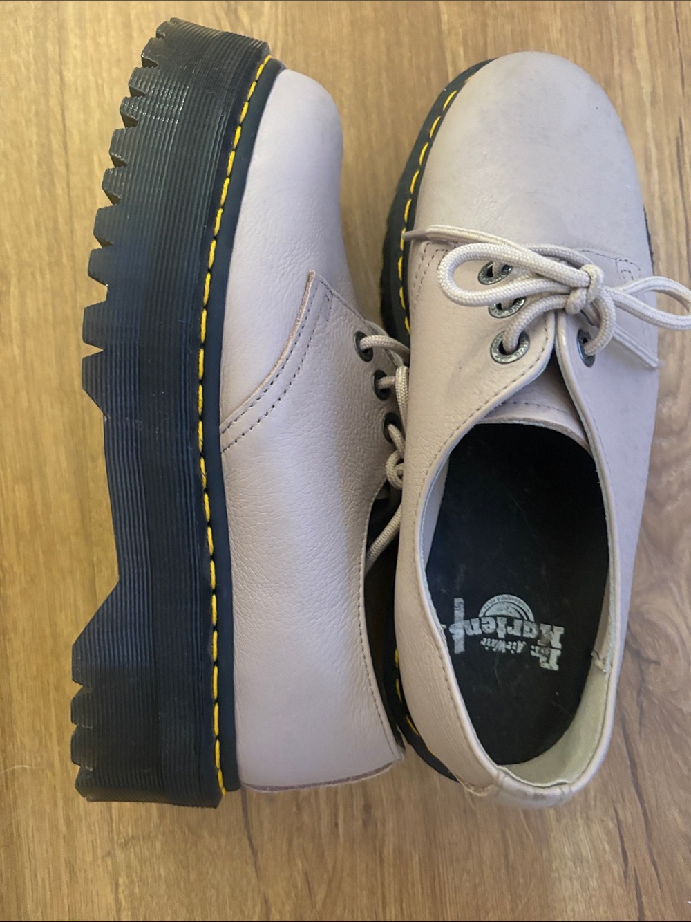 Dr. Martens 1461 Quad II Platform Shoes Purple/Mauve Men’s US 9 Brand New